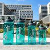 Taza Espacial de Plástico de 2000 ml Botella de Agua para Fitness al Aire Libre Gran Capacidad Botella Deportiva para Estudiantes Pajita Personalizable