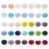 Novas Contas Planas de Cristal de Proteína de Jade Porcelana Contas Lapidadas Acessórios para Joias DIY Contas Soltas de Cristal Contas de Roda Contas para Pulseiras