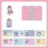 Serie Temporada Vaquera Pegatinas de Arena Flash Retro y2k Pegatinas de Tarjeta Goo Pegatinas Decorativas de Tarjeta Pequeña para Diario Coreano Paquete