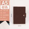 Cuaderno de cuero creativo Spot A5, bloc de notas con personalidad empresarial, cuaderno de notas A5 con páginas interiores engrosadas, cuaderno de regalo de oficina