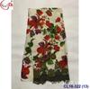 Tela de Algodón Estampada con Patrón de Plantas Mori Vintage Encaje Hueco Soluble en Agua Encaje de Cordón de Algodón