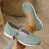 Primavera 2026 Nuevo Estilo Europeo y Americano Hueco Transpirable Zapatos Planos Casuales para Mujer Talla Grande Transfronterizo