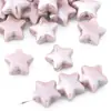 Estrella de Cerámica Estrella de Cinco Puntas Color Crema con Perlas DIY Joyería Hecha a Mano Pulsera Collar Cadena de Teléfono Móvil Accesorios Material