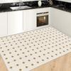 Alfombrillas de Cocina Francesas Transfronterizas Son Anti-Suciedad, Limpiables, Antideslizantes, a Prueba de Aceite e Impermeables Alfombrillas de Piso de PVC. El Fabricante Personaliza una Muestra