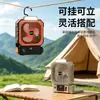 Novo Ventilador Elétrico Solar para Camping ao Ar Livre Super Longa Duração de Bateria Doméstico Vento Forte Portátil Pequeno Ventilador