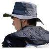 Sombrero Vaquero de Mezclilla Combinable para Hombre y Mujer para Montañismo al Aire Libre Verano Sombrero para el Sol Pesca Protector Solar Sombrero de Pescador Camping Transpirable