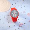 Nuevo reloj electrónico de moda simple y moderno, con personalidad redonda y pantalla digital terrestre, reloj deportivo de ocio para hombres y mujeres y estudiantes.
