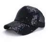 Gorra de Malla con Lentejuelas Brillantes Y2K para Adultos y Niños, Gorra de Actuación, Gorra de Béisbol Transfronteriza para Padres e Hijos, Sombrero de Sol para Actuación de Baile