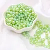 3-8mm ABS Furo Reto Pérolas de Imitação Redondas Contas Artesanais DIY Pulseira Colar Materiais para Miçangas Acessórios de Vestuário