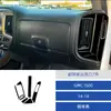 Adecuado para 14-18 Gmc 1500 Modificación de Interior de Coche Salida de Aire para Pasajero Negro Piano Adhesivo Decorativo