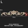 Dongyang Tallado en Madera Estilo Europeo Calcomanía Accesorios para Muebles Flores para Puertas de Madera Tallado Fino Calcomanías para Puertas de Gabinete Flores para Cabeceras Calcomanías de Madera Maciza Decoración