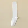 Meias Esportivas de Cano Alto Masculinas, Meias de Tricô de Cano Alto para Primavera e Outono, Meias Longas para Homens de Negócios, Meias de Algodão
