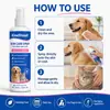 Kineshinex Agente para Cuidados com a Pele de Pets Gato e Cachorro Spray de Limpeza e Cuidado para a Pele Alivia a Secura e o Desconforto