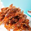 Snacks de Caballa con Salsa de Miel Picante Pescado Seco Listo para Comer Bolsita de Snacks para el Ocio Productos Premium