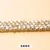 Cuentas de vidrio de imitación con forma de rombo austriaco, cuentas de rombos de cristal AB multicolor para pulseras y collares DIY, al por mayor