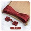 Botón Cheongsam Botón Estilo Chino Perla de Jade Trébol de Cuatro Hojas Hecho a Mano Botón Tradicional Traje Tang Traje Étnico Accesorios Decorativos