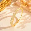 Pulsera de Espiga de Trigo Retorcida Full Diamond Sentido del Diseño Ola Densamente Pavimentada Zirconio Pulsera Fina Nicho Regalo para Viajes Diarios Joyería para Mujeres