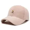 Nuevo Sombrero de Moda Callejera Pareja Estilo Coreano Gorra de Béisbol Simple Metal R Logo Exterior Ocio Deportes Gorra con Visera