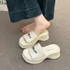 Sandalias de Malla con Infrarrojos para Mujer, Novedad Verano 2026, Estilo Nicho, Suela Gruesa, Versátiles, para Playa