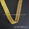 Atacado do fabricante 2cm Estilo étnico acabamento de cortina de gola acessórios de renda trançada com contas coloridas feitas à mão DIY