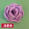 Flor de Crochê Flor Artificial Cabeça de Flor Rosa Girassol DIY Acessórios para Roupas Acessórios Joias Acessórios de Cabelo com Múltiplas Pétalas