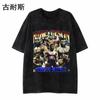 Camiseta de manga corta de estación independiente deseo tendencia 2024 verano estudiantes de secundaria marca de moda algodón puro guapo regordete manga media venta al por mayor transfronteriza