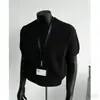 Camiseta Blanca de Manga Corta de Seda de Hielo para Hombre Verano 2026 Nueva Ajustada de Color Sólido Camiseta Bad Boy Fresca Sensación de Alta Gama Top Ropa Interior