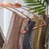 Tienda de ropa metal no resbaladizo clips para pantalones lencería sujetador perchas de exhibición ganchos para secar ropa en casa perchas