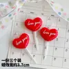 Decoración de pastel para el Día de San Valentín Qixi 2026 adorno de vela de amor en forma de corazón accesorio para insertar tarjeta de confesión de pareja