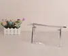 Bolsa cosmética transparente de pvc para viagem, lavagem, armazenamento multifuncional, bolsa plástica portátil autoportante tridimensional com zíper