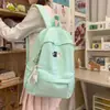 Mochila linda estilo coreano, fresca y elegante, para estudiantes mujeres, alto valor estético, ligera, gran capacidad, mochila escolar para chicas de secundaria