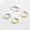 Pendiente con baño de oro real de 14k color duradero con circonita incrustada pendiente pendiente diy hecho a mano todo-partido pendiente de gancho para la oreja pendiente material de pendientes accesorios