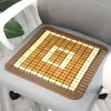 Cojín Transpirable para Asiento de Esterilla Cojín para Silla de Oficina con Computadora Asiento de Coche Verano Bambú Fresco para Mahjong Taburete de Estudiante Cojín Fresco para Asiento