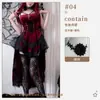 Disfraz de Halloween gótico oscuro europeo y americano para mujer, vestido de cola de golondrina, bruja, vampiro, novia, ropa de actuación