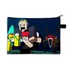 Bolsa de Almacenamiento Grande con Temática de Ciervos del Bosque, Estuche para Lápices de Papelería Estudiantil, Bolsa con Cremallera de 99 Noches, Billetera