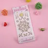 Adesivos crianças Diamante Gema acrílico cristal adesivos brinquedo Princesa tridimensional desenho animado fofo pequenos adesivos atacado