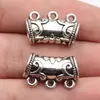 22X14X10Mm 5.3g Plata Antigua Aleación DIY Colgante Accesorio Textura de Vid Vid Ramo Conector de Collar