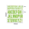 Amazon Pegatinas de Letras DIY Planner Colorido Notas Autoadhesivas Decoración de Botella de Agua Números en Inglés Etiquetas Adhesivas