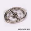 Hebilla japonesa ovalada de 11 mm de diámetro interior para cinturón, ropa, equipaje, zapato, flor, hebilla de aguja, accesorios, pistola de trefilado.