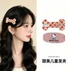 Pinza para el pelo KT de acrílico estilo ins coreano, linda y dulce para niñas, pinza de pico de pato, popular entre los estudiantes, accesorio para el pelo para mechones sueltos