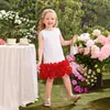 Productos de Comercio Exterior Personalizados Exclusivamente para Amazon Transfronterizo: Nuevo Vestido Floral 3D para Niñas, Vestido sin Mangas, Vestido de Princesa, Estilo Dulce