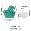 Molde de Silicona Creativo de Dibujos Animados Mariposa Pavo Real Cisne Búho Flamenco Molde de Silicona para Chocolate Yeso Goteo