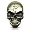 Adesivo de Carro Personalizado Caveira de Cavaleiro Diabo Logo de Carro Modificado Tridimensional Marcador Lateral Adesivo Decorativo para Arranhões na Carroceria Adesivo de Metal para Carro