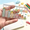 Nova régua mini transparente de 9CM, régua do tamanho da palma da mão, régua reta, adequada para estudantes aprenderem a tabuada