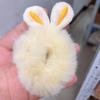 Outono e Inverno nova tiara de orelhas de gato Desenho animado de menina Elástico de rabo de cavalo de pelúcia corda de cabelo infantil acessórios de cabelo peludos