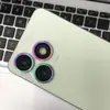 Adequado para filme de lente de câmera de celular ITEL A50, anel de lente protetor de vidro temperado transparente HD olho de águia de metal