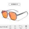 Gafas con 99% de Filtro de Luz Azul, Estilo Aviador Retro de Doble Puente, Lentes Planas para Hombres, Gafas para Videojuegos con Película Antirreflejante AR