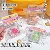 Juguete Squishy de Fruta con Cubitos de Hielo Muñeca Colgante para Niños Juguete para Aliviar el Estrés Rebote Lento Artículo Popular de Celebridad de Internet