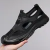 Fabricante de Zapatos para Hombre Antideslizantes Deportivos Casuales Zapatos de Playa Modernos Zapatos para Hombre Verano Transpirables Sandalias para Hombre Zapatos con Agujeros de Malla