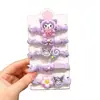 Diadema Elástica Kuromi para Niñas, Diadema de Goma Elástica para Niñas, Accesorios para el Cabello de Bola para Niñas Pequeñas